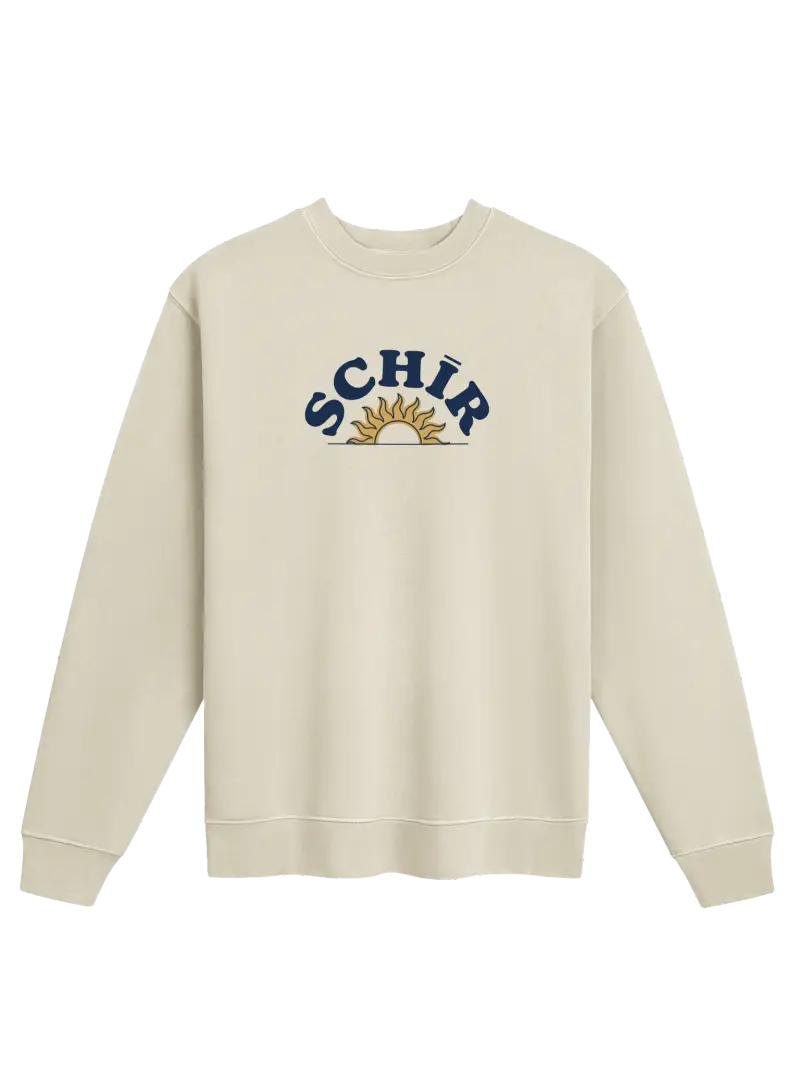 SUN ARC FRONT CREWNECK product photograph 1