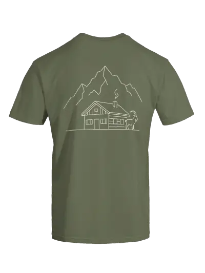 ALPINE CABIN TEE product photograph